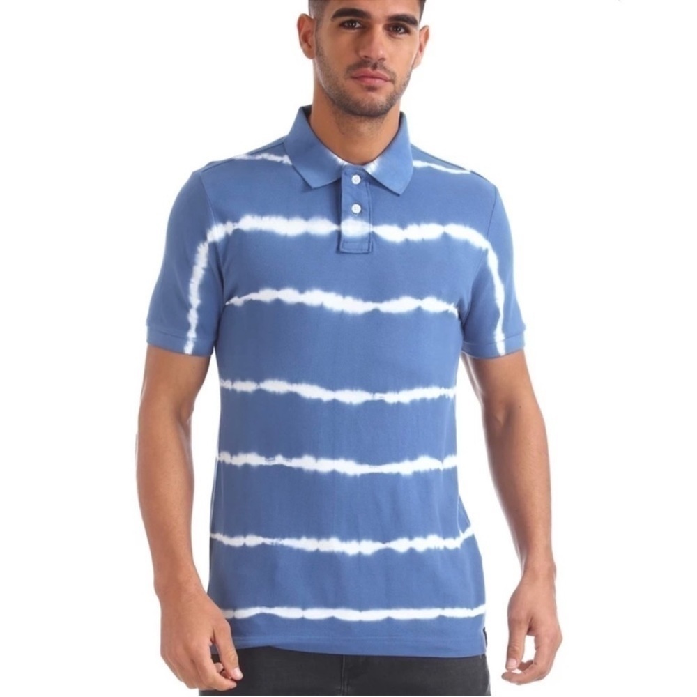 Aeropostale tie-dye polo shirt